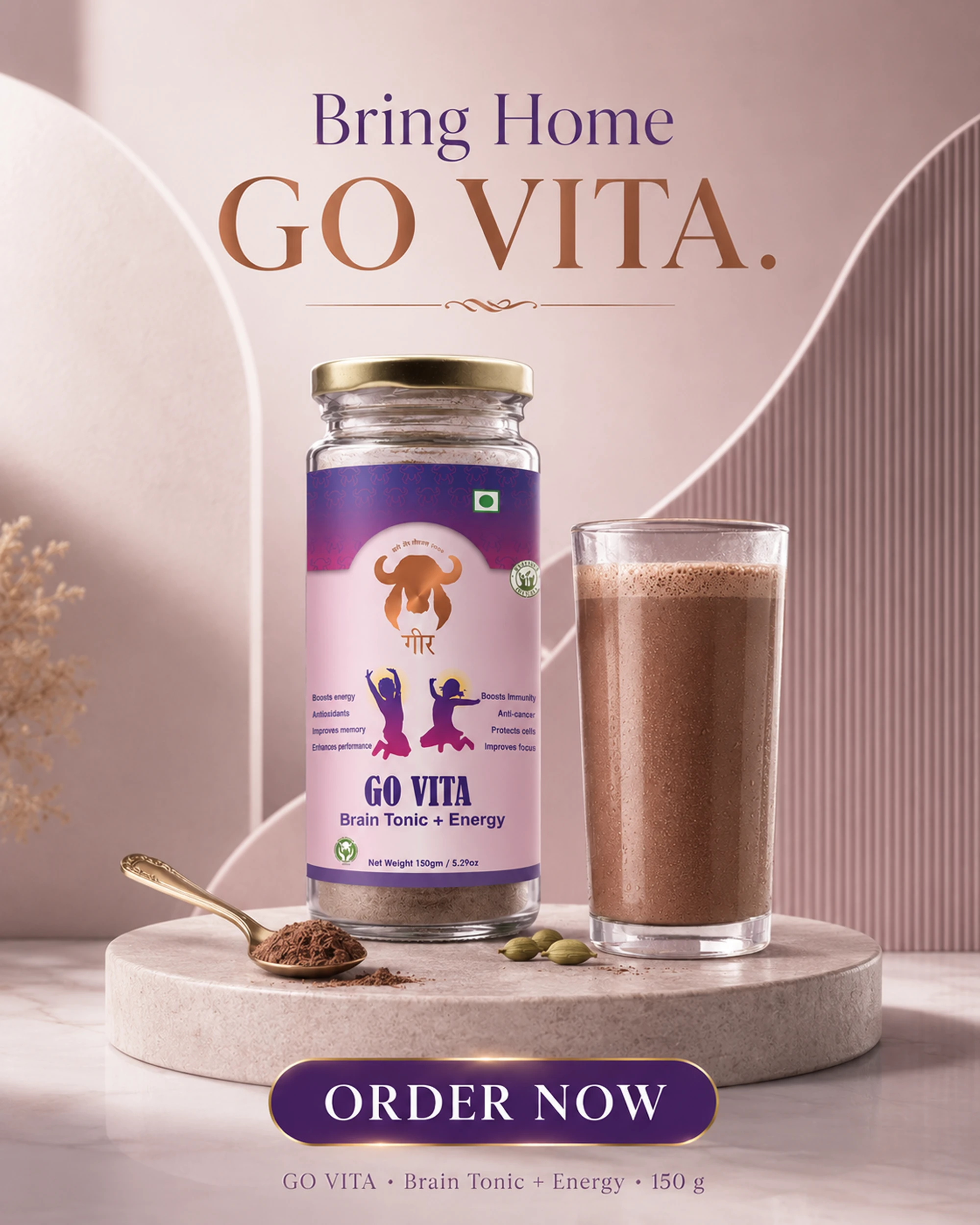 GO VITA (8) Go Vita Traditional Herbal Drink Mix 150g – product image 8 of 9