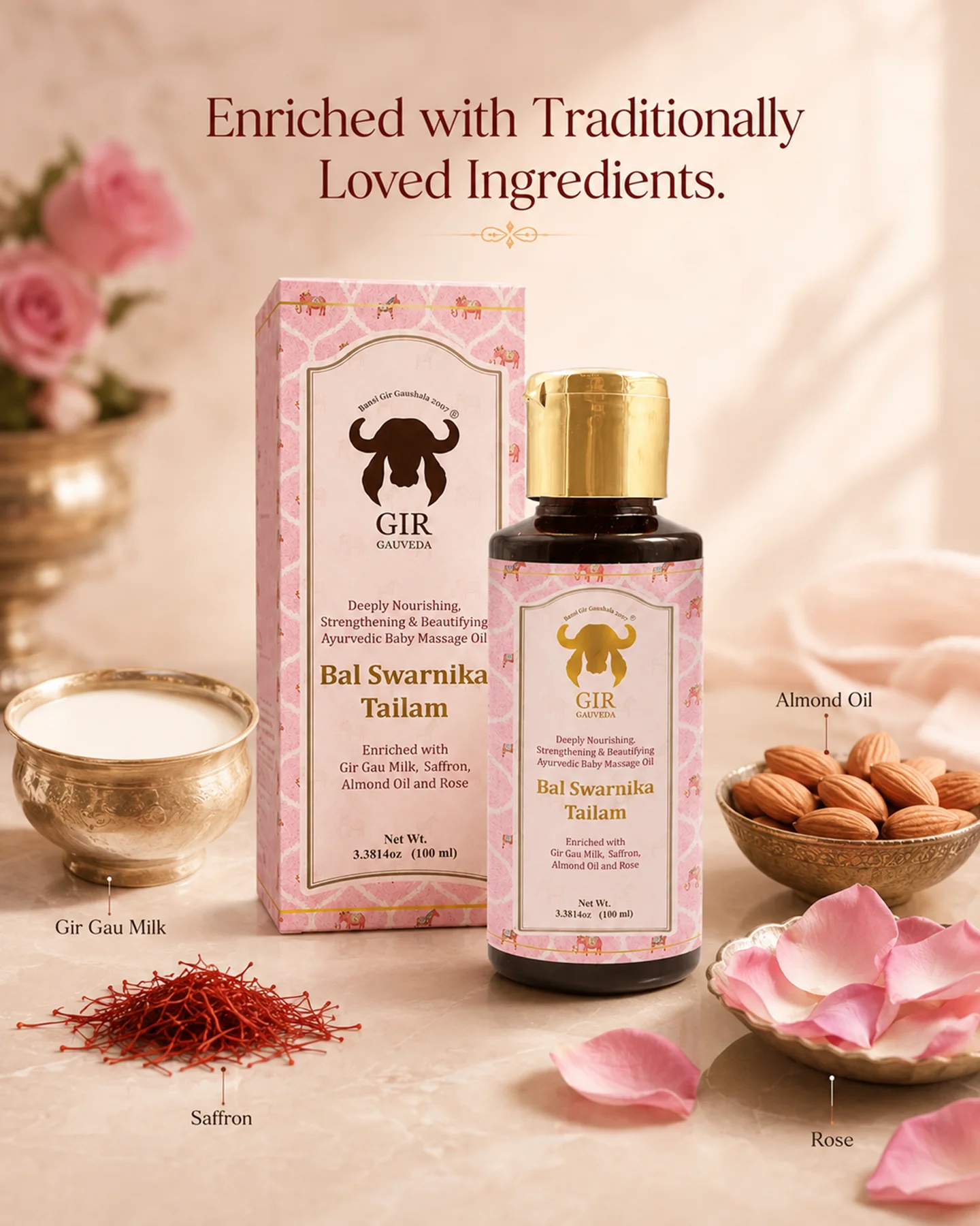 bal-swarnika-tailam-baby-massage-oil-100ml-03 Gir Gauveda Bal Swarnika Tailam Baby Massage Oil 100ml – product image 3 of 8