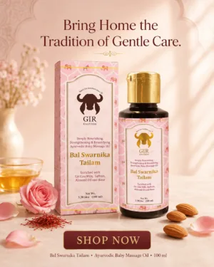Gir Gauveda Bal Swarnika Tailam Baby Massage Oil 100ml – product image 8 of 8