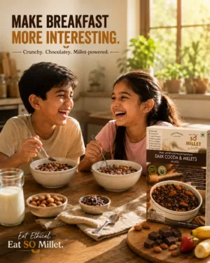 Dark Cocoa & Millets Muesli 250g – product image 6 of 8