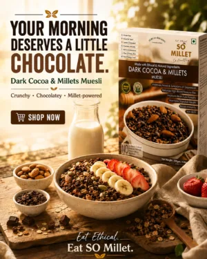 Dark Cocoa & Millets Muesli 250g – product image 8 of 8