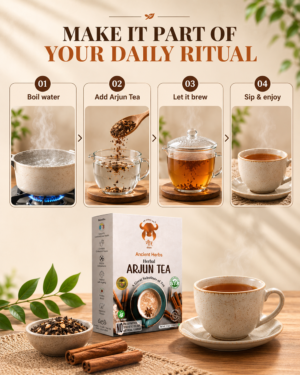How to prepare Gaur Herbal Arjun Tea