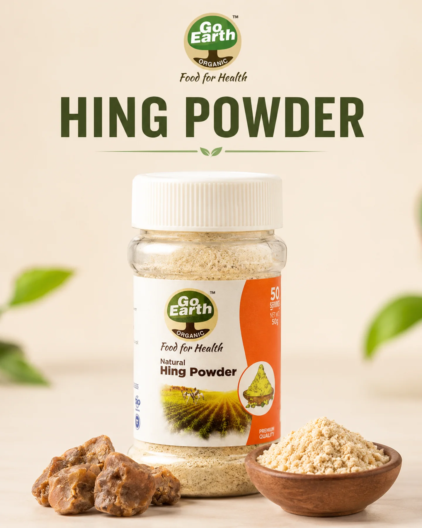 Go Earth Natural Hing Powder 50g – product image 1 of 7