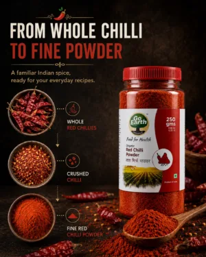 Go Earth Organic Red Chilli Powder 250g – product image 3 of 8