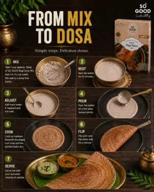 Instant Ragi Dosa Mix 300g – product image 5 of 10
