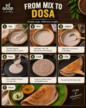 Instant Ragi Dosa Mix 300g – product image 6 of 10