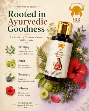 Gir Gauveda Kesh Rakshita Tailam Hair Oil 100ml – product image 2 of 8