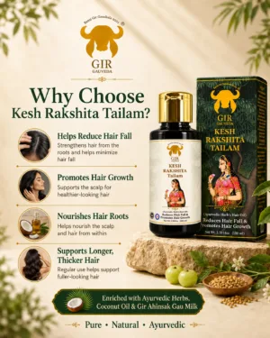 Gir Gauveda Kesh Rakshita Tailam Hair Oil 100ml – product image 4 of 8