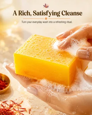 Gau Sanskriti Mantraushadhi Kesar Face Soap – product image 4 of 8