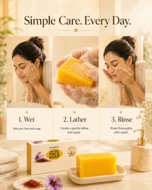 Gau Sanskriti Mantraushadhi Kesar Face Soap – product image 8 of 8