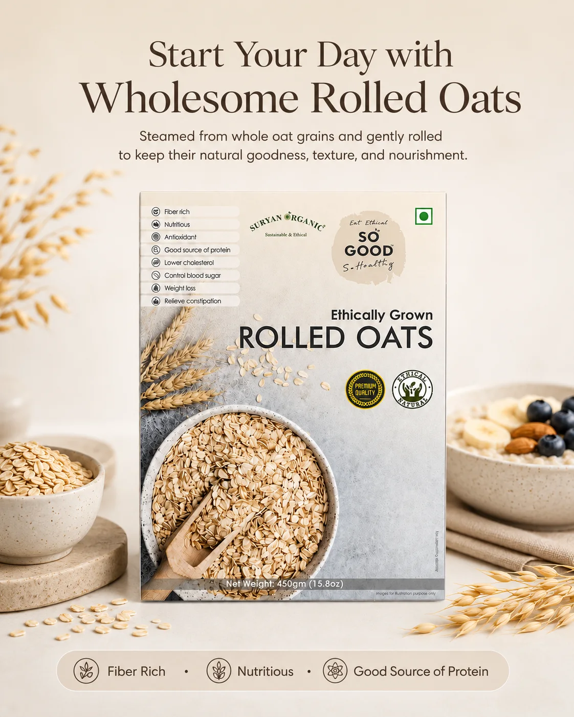 Rolled Oats 450g – product image 1 of 8
