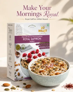 Royal Saffron Millet Muesli 250g – product image 2 of 12