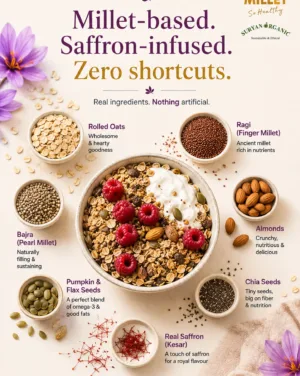 Royal Saffron Millet Muesli 250g – product image 4 of 12