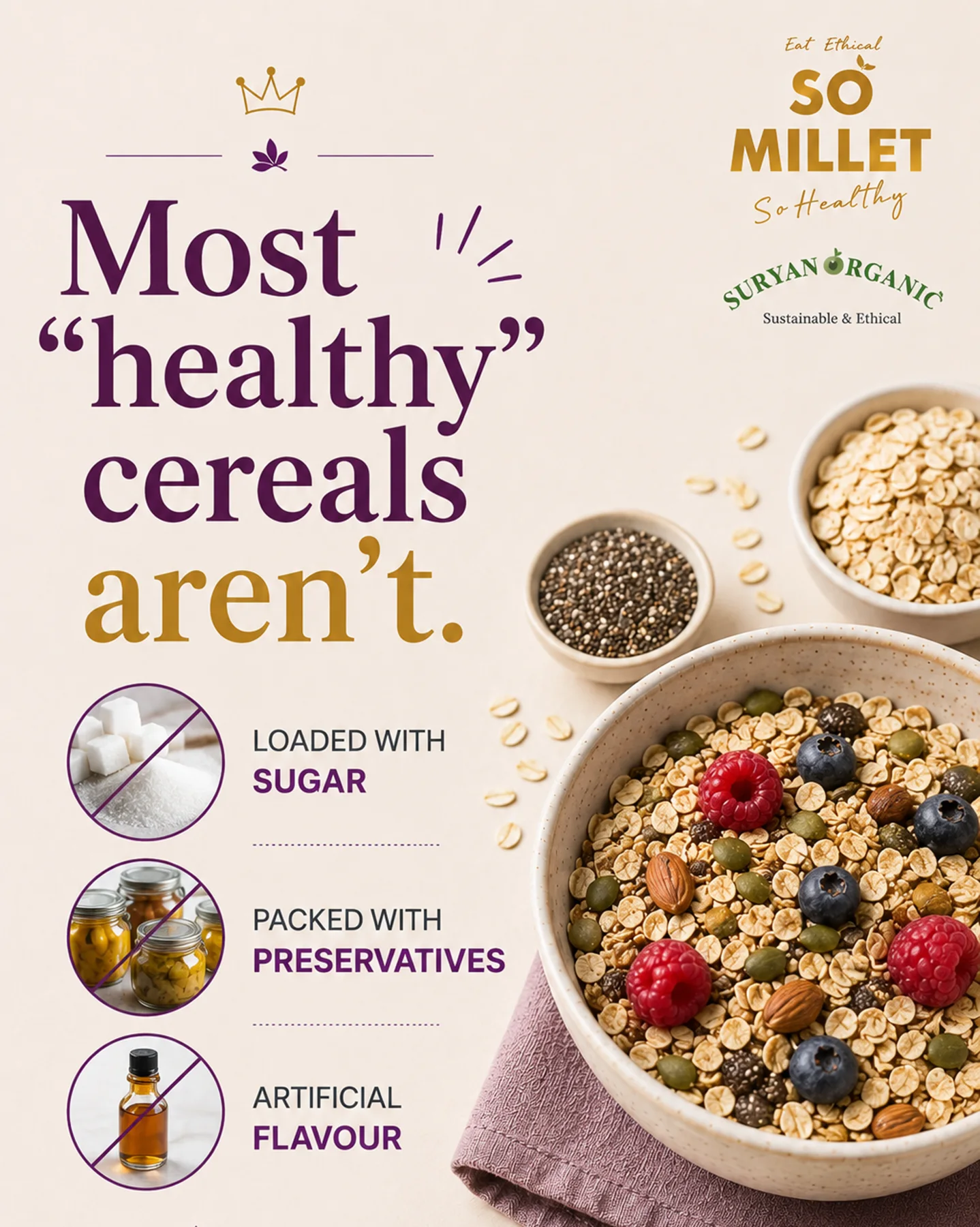 royal-saffron-millet-muesli-250g-05 Royal Saffron Millet Muesli 250g – product image 5 of 12