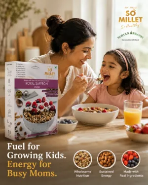 Royal Saffron Millet Muesli 250g – product image 11 of 12
