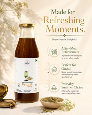 Handmade So Good Fennel Syrup product presentation