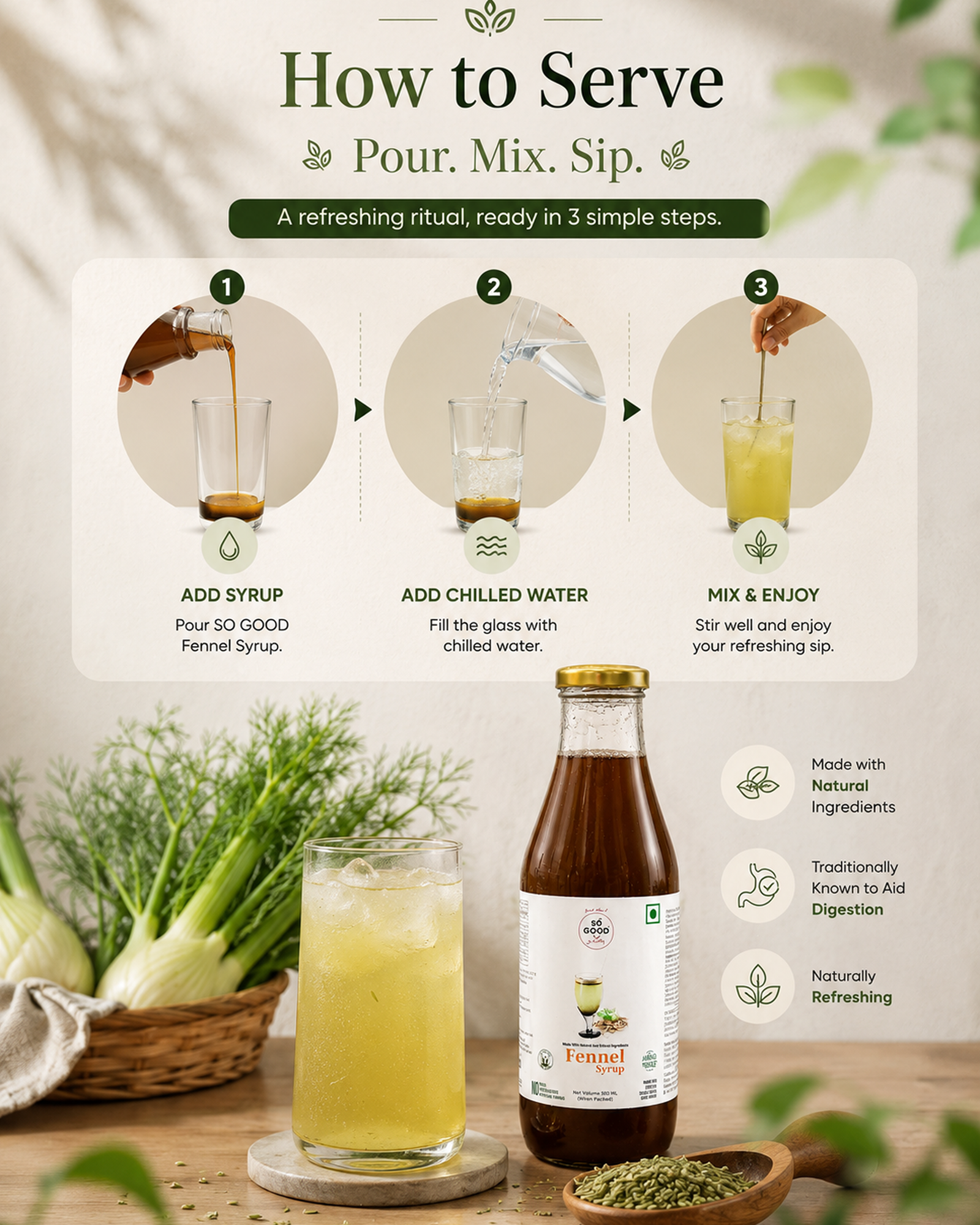 so-good-fennel-syrup-how-to-use How to prepare a drink with So Good Fennel Syrup