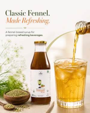 So Good Fennel Syrup served as a refreshing chilled drink
