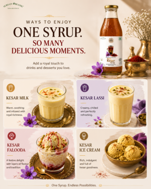 Ways to enjoy So Good Shahi Kesar Syrup