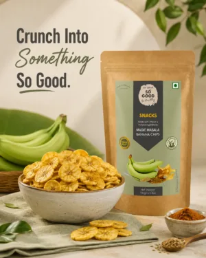 So Good Magic Masala Banana Chips 100g – product image 6 of 9