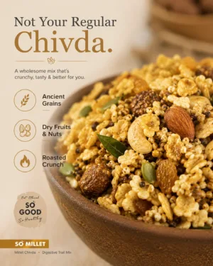 So Good Millet Chivda Digestive Trail Mix 100g – product image 2 of 9
