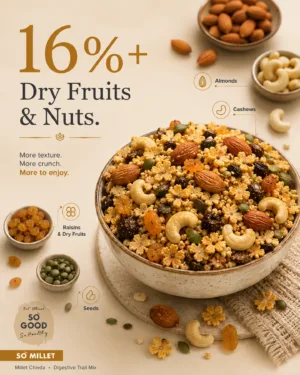 So Good Millet Chivda Digestive Trail Mix 100g – product image 5 of 9