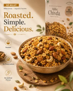 So Good Millet Chivda Digestive Trail Mix 100g – product image 6 of 9
