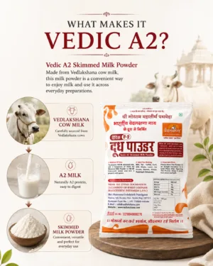 Vedic A2 Skimmed Milk Powder 500g – product image 3 of 8