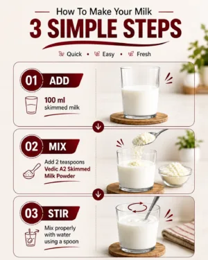 Vedic A2 Skimmed Milk Powder 500g – product image 4 of 8